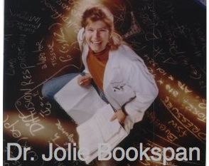 ALT =[“Dr. Jolie Bookspan, researcher in human physiology in extreme environments, clinician in fixing pain and injuries: More on Dr. Bookspan's web page - http://drbookspan.com/research.html"] 
